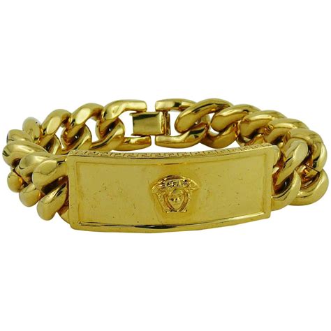 fake versace mens earrings|men Versace bracelet.